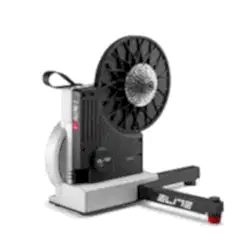 ELITE JUSTO2 INTERACTIVE HOMETRAINER+TRAVEL BLOCK+SHIMANO 11-34 12V RUBLE - 1