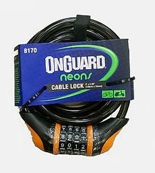 ONGUARD 8170 10X180 NEON COMBO ŞİFRELİ KİLİT - ONGUARD