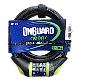 ONGUARD 8170 10X180 NEON COMBO ŞİFRELİ KİLİT - 1
