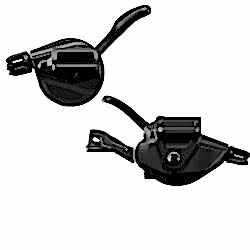 SHIMANO XTR SL-M9100-I -2x12 VİTES ÖN ARKA VİTES KOLU - SHIMANO